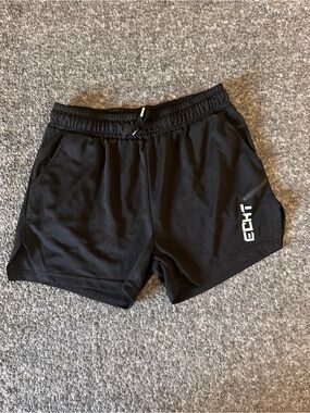 ECHT Men’s Medium 3” Black Mesh Workout Shorts